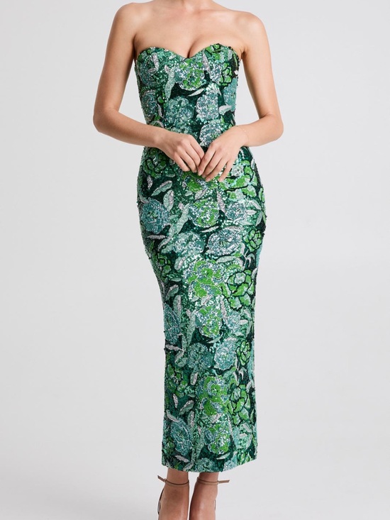 Helsi Dresses & Skirts - Helsi Monique Sequin Strapless Gown
